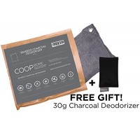 Coop Home Goods - Natural Moso Bamboo Charcoal Deodorizer Air Purifier- 550 grams with FREE 30g sachet - Removes odors  allergens and pollutants. - B01DCTJZ2O